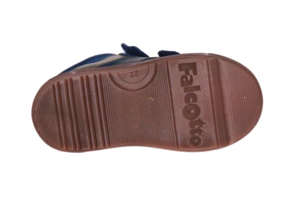 Falcotto Gazer Blauwe Velcroschoen  (2015339-2C46) - MerkenOutlet