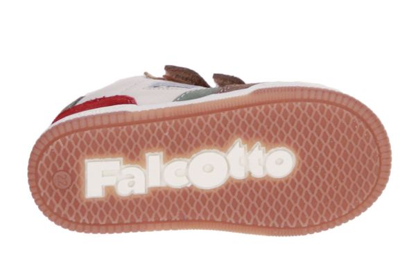 Falcotto Klip Velcroschoen Beige-Bruin  (2018269-2D78) - MerkenOutlet