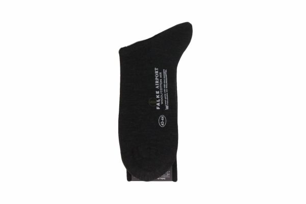 Falke Airport Katoen-Wol Mix Grijs  (14435/3080) - MerkenOutlet
