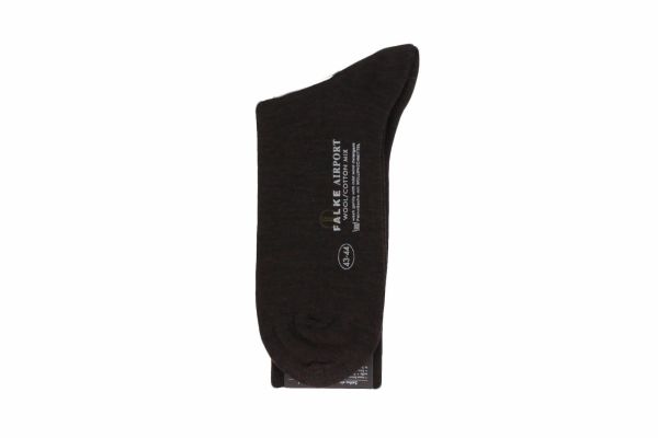 Falke Airport Katoen-Wol Mix Bruin  (14435/5450) - MerkenOutlet
