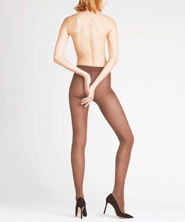 Falke Matt Deluxe 30den Bruine Panty  (40630-5309) - MerkenOutlet