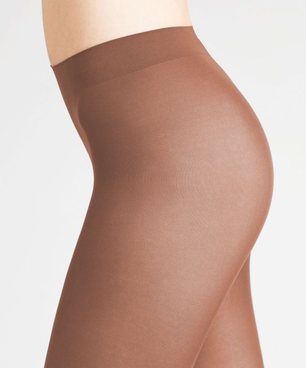 Falke Matt Deluxe 30den Bruine Panty  (40630-5309) - MerkenOutlet
