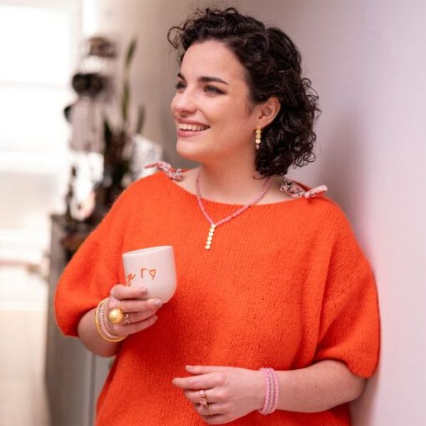 Flo Jewelry Halsketting Geel  (HJ0545-geel) - MerkenOutlet