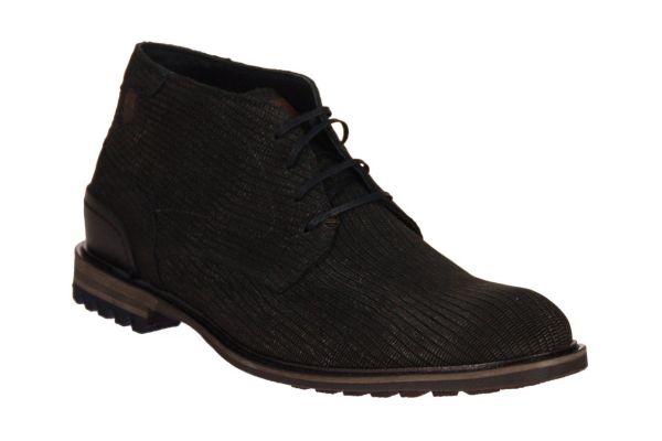 Floris van Bommel Crepi 11.28 Zwarte Schoen  (50141-10-03) - MerkenOutlet