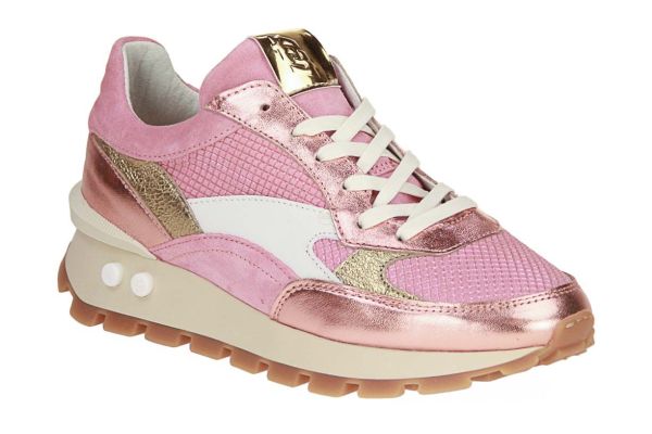 Floris van Bommel Blokki 04.07 Sneaker Roze  (10098-86-02) - MerkenOutlet