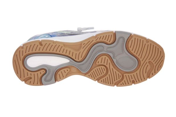 Floris van Bommel Daysi 05.04 Sneaker Zilver-Blauw  (10152-90/01) - MerkenOutlet