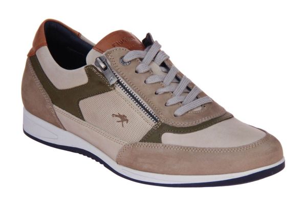 Fluchos Daniel Sneaker Beige-Groen  (F1288 MARMOTA) - MerkenOutlet