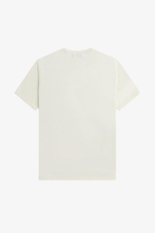 Fred Perry Ringer T-Shirt Ecru  (M3519-170) - MerkenOutlet