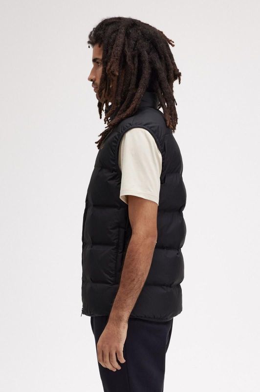 Fred Perry Insualted Gilet Black  (J8522-102) - MerkenOutlet