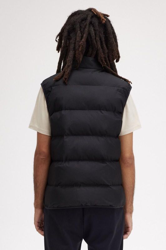 Fred Perry Insualted Gilet Black  (J8522-102) - MerkenOutlet