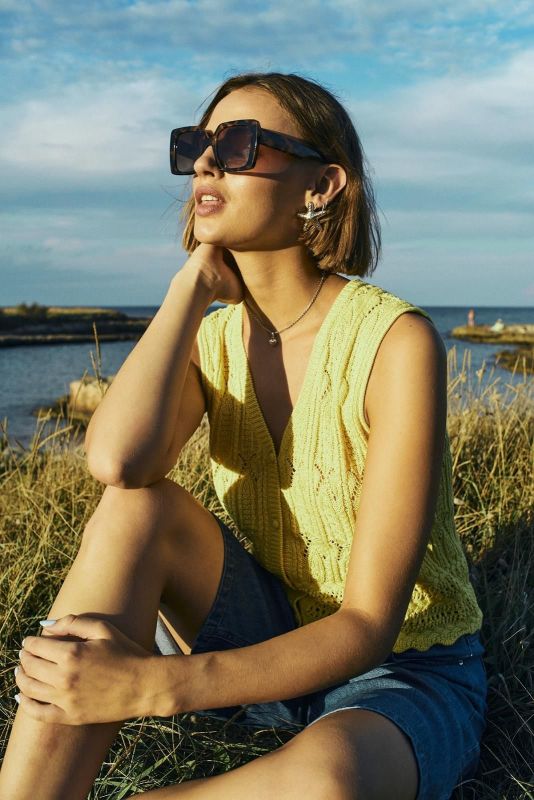 Freequent Fraya Waistcoat Goldfinch  (206067 goldfinch) - MerkenOutlet