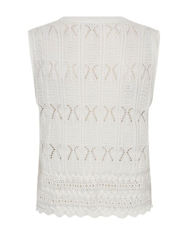 Freequent Fraya Waistcoat Brilliant White  (206067 brilliant white) - MerkenOutlet