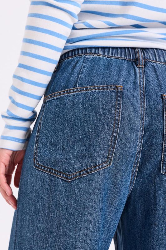 Freequent Milo-Pants Medium Blue Denim  (207162 MEDIUM BLUE DENIM) - MerkenOutlet