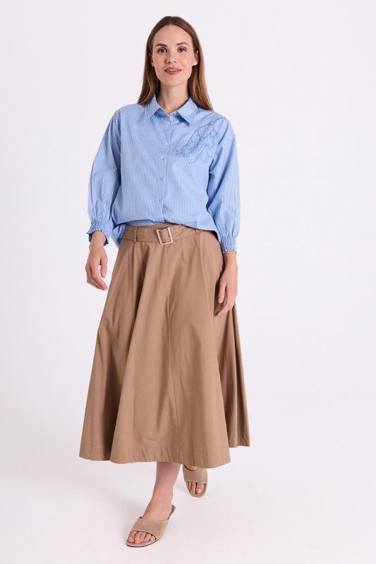 FQ Erica Skirt Silver Mink  (207515 SILVER MINK) - MerkenOutlet