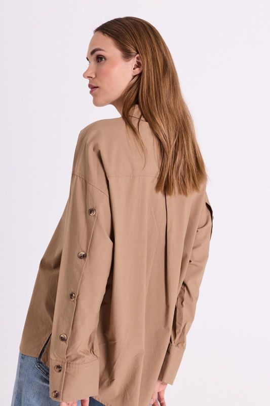 FQ Erica Shirt Silver Mink  (207517 SILVER MINK) - MerkenOutlet