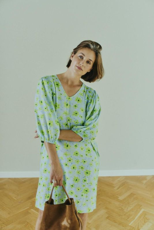 FQ Jovi Dress Blue Bell/Sharp Green  (208166 BUE BELL SHARP GREEN) - MerkenOutlet