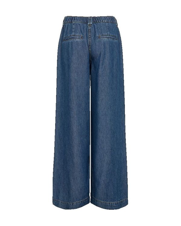 FQ Milo Pants Medium Blue Denim  (208304 MEDIUM BLUE DENIM) - MerkenOutlet