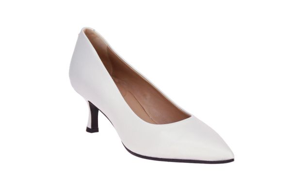 Fru Witte Pump Laag  (3301S-C735) - MerkenOutlet