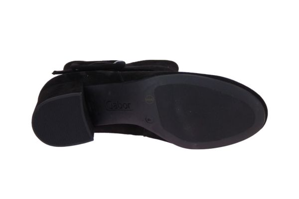 Gabor Best Fitting Zwarte Enkellaars  (35.816-17) - MerkenOutlet