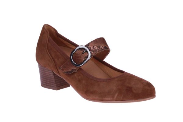 Gabor Comfort Cognac Pump H-leest Riempje  (56.129.42) - MerkenOutlet