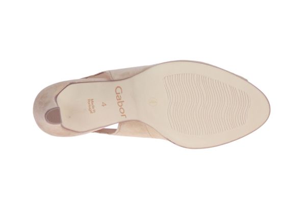 Gabor Camel Peeptoe Sandaal  (81.800-14) - MerkenOutlet