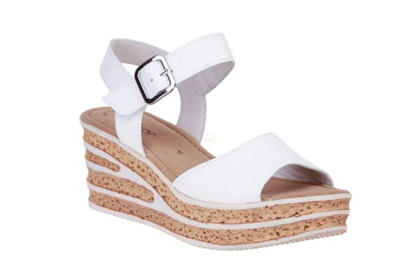 Gabor Witte Sandaal Sleehak  (64.651.21) - MerkenOutlet