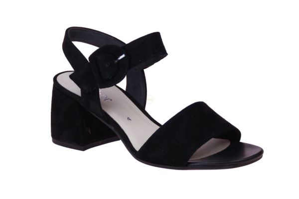 Gabor Best Fitting Zwarte Sandaal  (21.710.17) - MerkenOutlet