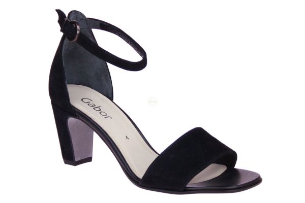 Gabor Zwarte Sandaal  (21.790.17) - MerkenOutlet