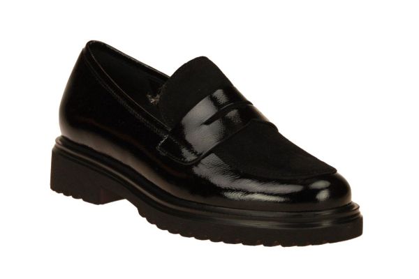 Gabor Comfort Zwarte Moccasin H-leest Uitneembaar Voetbed  (32.550-87) - MerkenOutlet