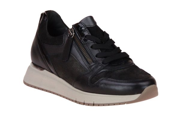  Gabor Comfort Zwarte Sneaker H-leest  (36.446-17) - MerkenOutlet