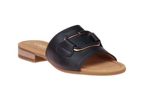 Gabor Comfort Slipper Zwart G-leest  (42.792-57) - MerkenOutlet