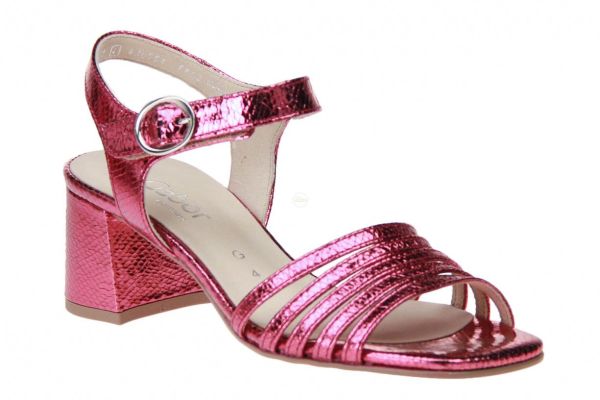 Gabor Comfort Sandaal Metallic Roze G-leest  (42.925-88) - MerkenOutlet