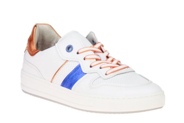 Gabor Comfort Sneaker Wit-Oranje G-leest  (46.515-65) - MerkenOutlet