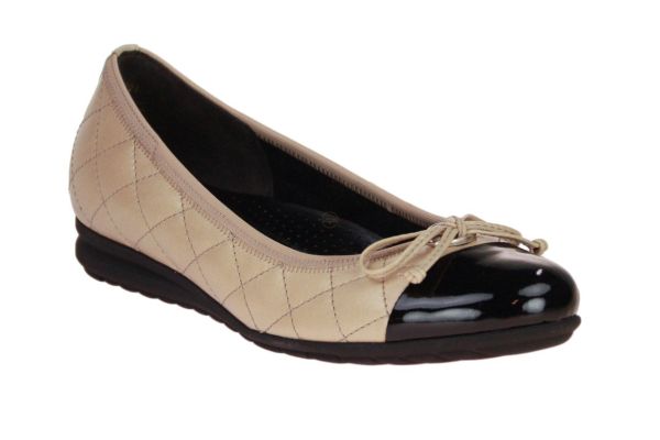 Gabor Comfort Beige Ballerina G-leest  (52.622.33) - MerkenOutlet