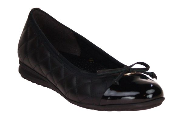 Gabor Comfort Zwarte Ballerina G-leest  (52.622.57) - MerkenOutlet
