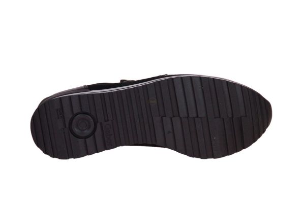 Gabor Comfort Zwarte Sneaker H-leest  (76.528-37) - MerkenOutlet