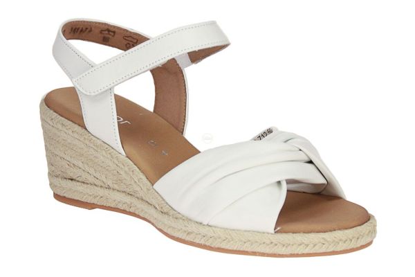 Gabor Comfort Witte Sandaal G-leest  (62.712-50) - MerkenOutlet
