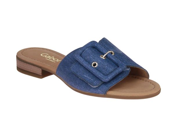 Gabor Comfort Slipper Jeans G-leest  (62.791-16) - MerkenOutlet