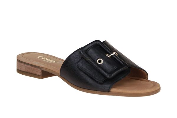 Gabor Comfort Slipper Zwart G-leest  (62.791-57) - MerkenOutlet