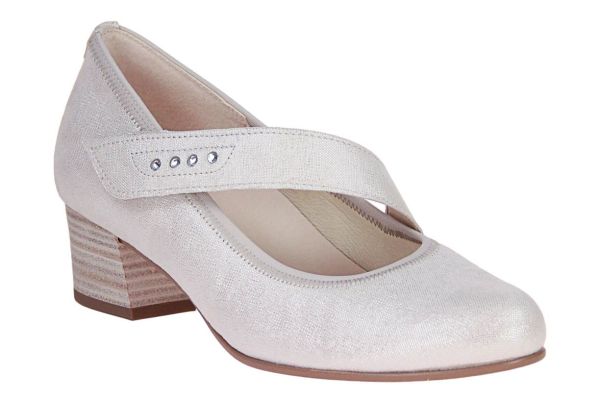 Gabor Comfort Wit Metallic Schoen H-leest  (66.149-11) - MerkenOutlet