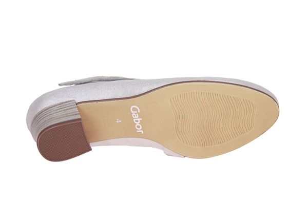 Gabor Comfort Wit Metallic Schoen H-leest  (66.149-11) - MerkenOutlet