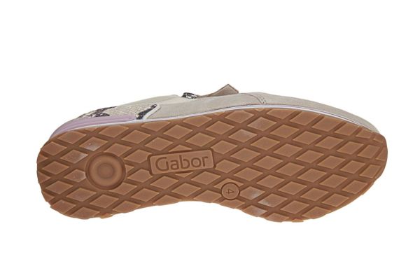 Gabor Comfort Beige Sneaker G-leest  (66.348-63) - MerkenOutlet