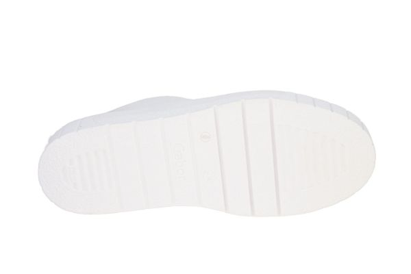 Gabor Comfort Wit-Zilveren Sneaker H-leest  (66.410-52) - MerkenOutlet