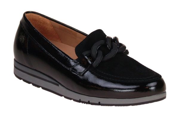 Gabor Comfort Zwarte Moccasin G-leest  (72.415-87) - MerkenOutlet