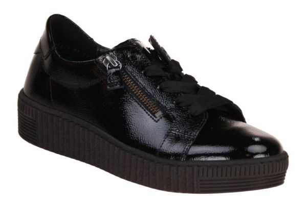 Gabor Best Fitting Sneaker Zwart Lak  (73.334-97) - MerkenOutlet