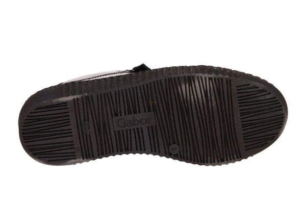 Gabor Best Fitting Sneaker Zwart Lak  (73.334-97) - MerkenOutlet