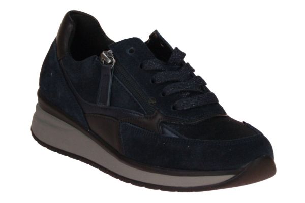 Gabor Comfort Sneaker Blauw K-leest  (76.305-66) - MerkenOutlet