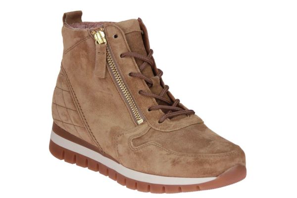 Gabor Comfort Hoge Sneaker Camel H-leest  (76.758-35) - MerkenOutlet