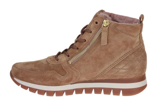 Gabor Comfort Hoge Sneaker Camel H-leest  (76.758-35) - MerkenOutlet