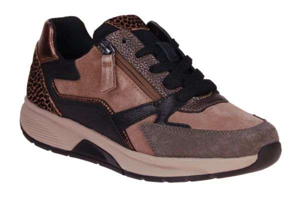Gabor Rollingsoft Bruin-Zwart Sneaker  (76.878-42) - MerkenOutlet